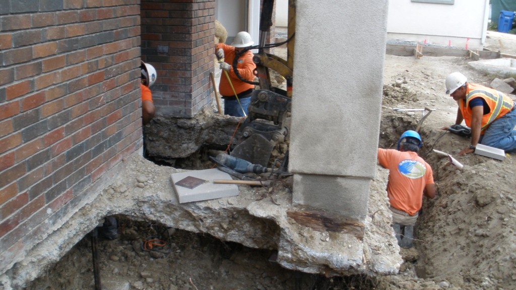Concrete Construction Foundation Underpinning