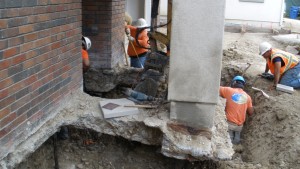 Foundation Underpinning Cast in Place Grade Beams Ground Force Geotech Construction