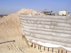 Earth Retention Soil Nail Wall